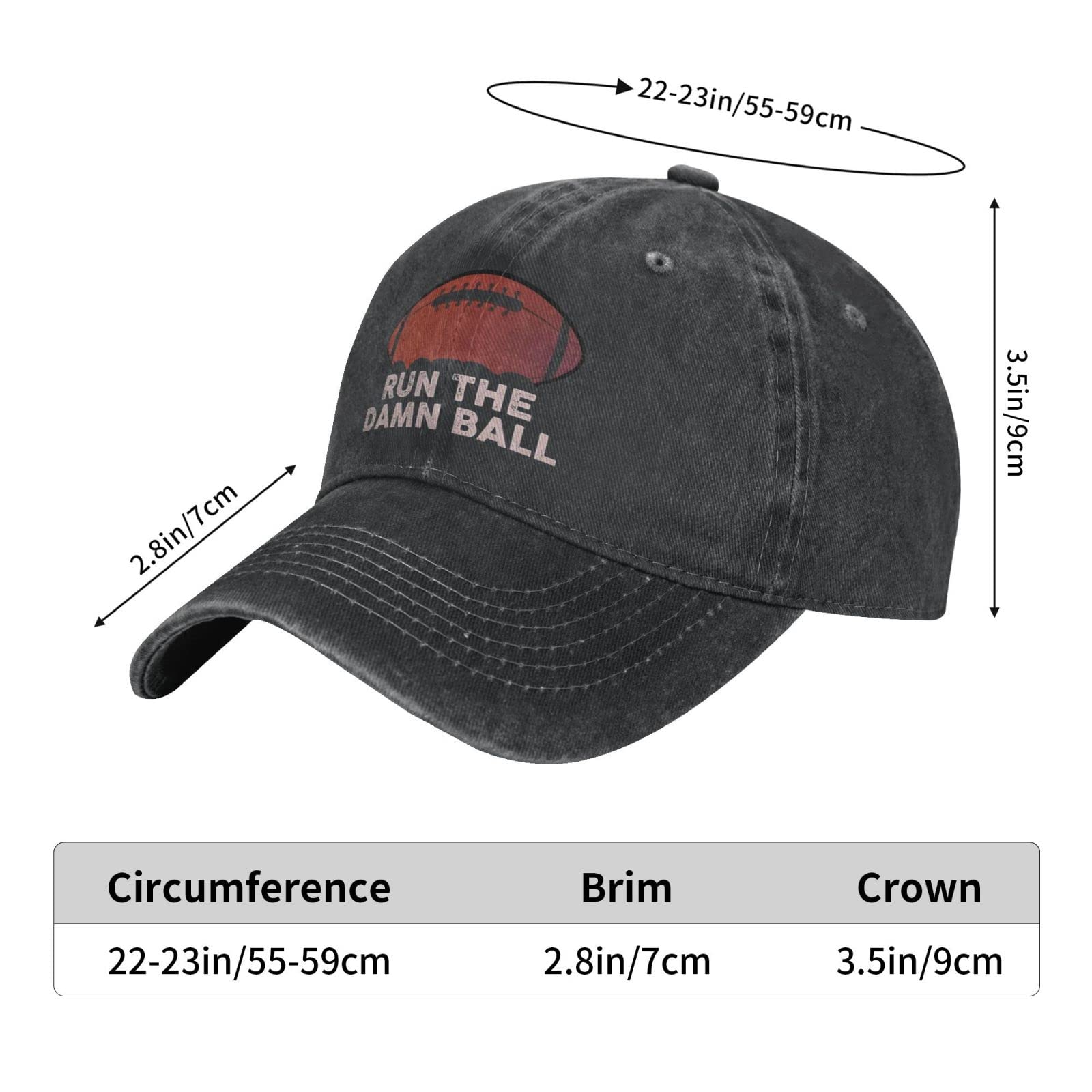 Bath Bees Run The Damn Ball hat casual style for outdoors and errands