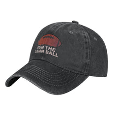 Bath Bees Run The Damn Ball hat side view versatile with outfits