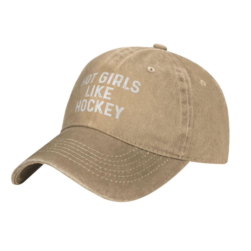 Bath Bees Hot Girls Like Hockey hat side view highlighting adjustable fit for all-day comfort