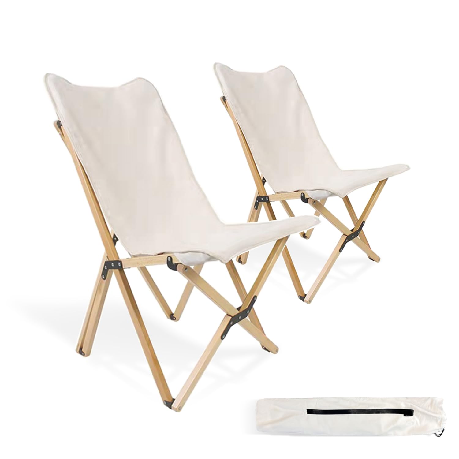 Bathonly bamboo butterfly chair outdoors shows portable seating with quick setup.