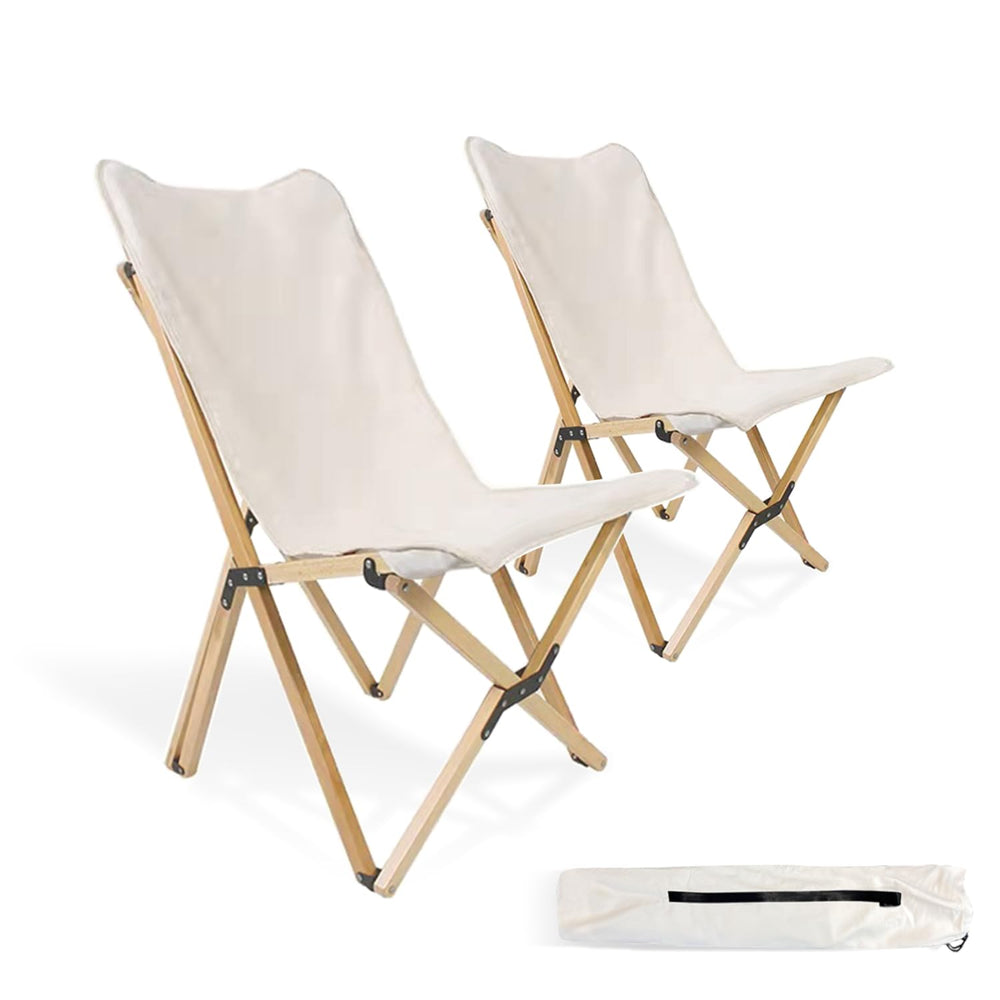 Bathonly bamboo butterfly chair outdoors shows portable seating with quick setup.