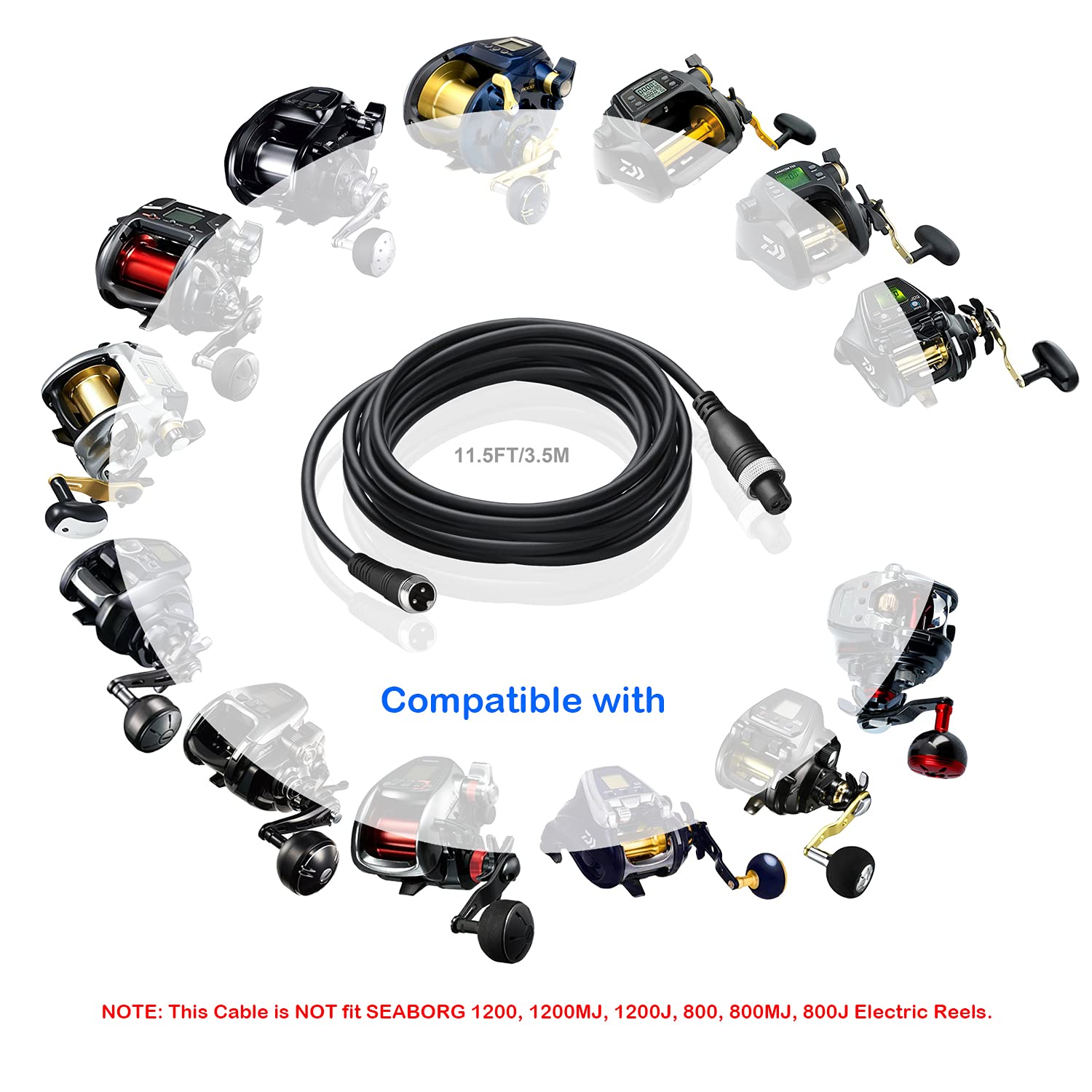 BatPower BP-FRC35A compatibility chart highlights reel support