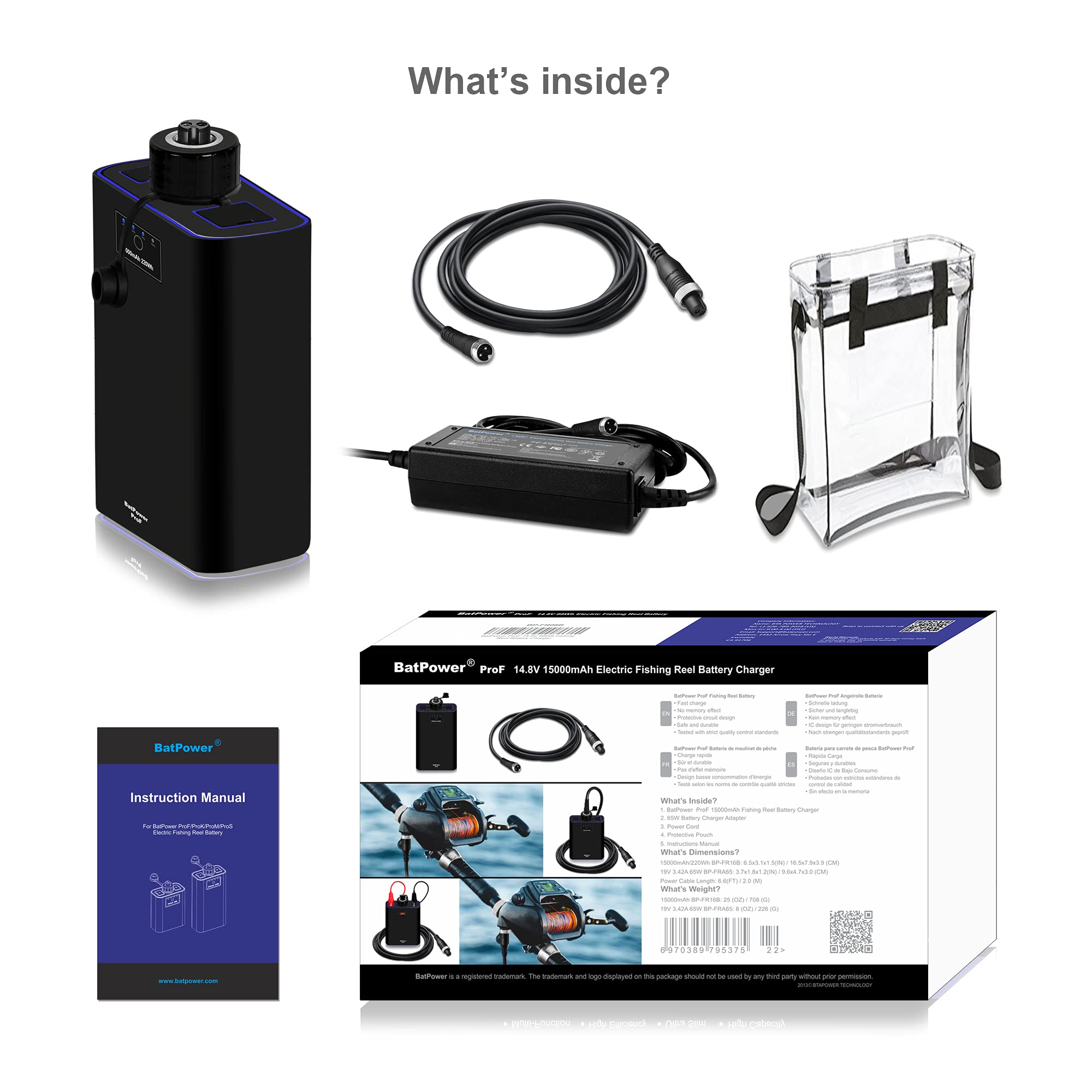 Compatibility list shows broad reel support.
