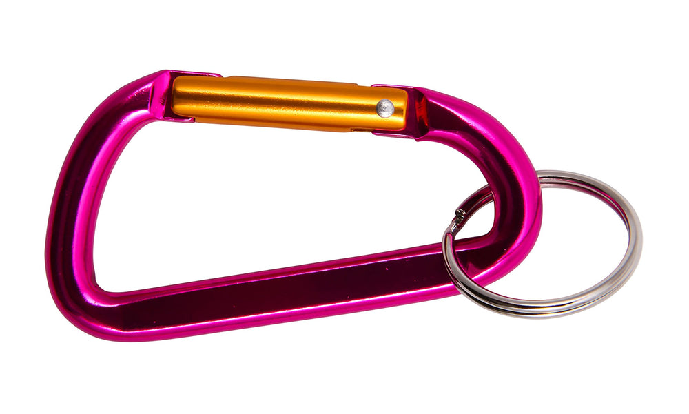 Spring-hinge design on Baumgartens key ring enables easy release