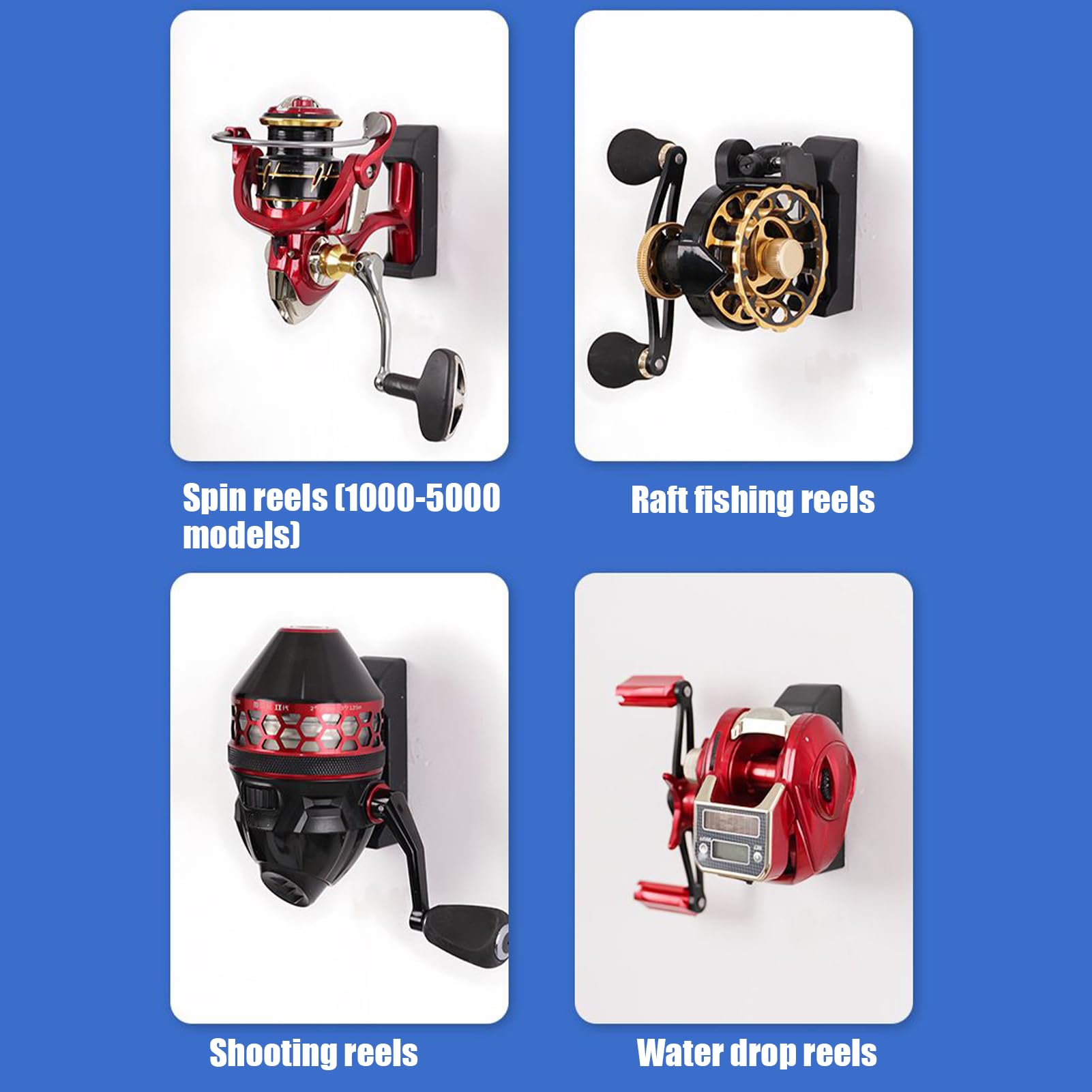 Bavokon reel storage securely holds gear for peace of mind during use.