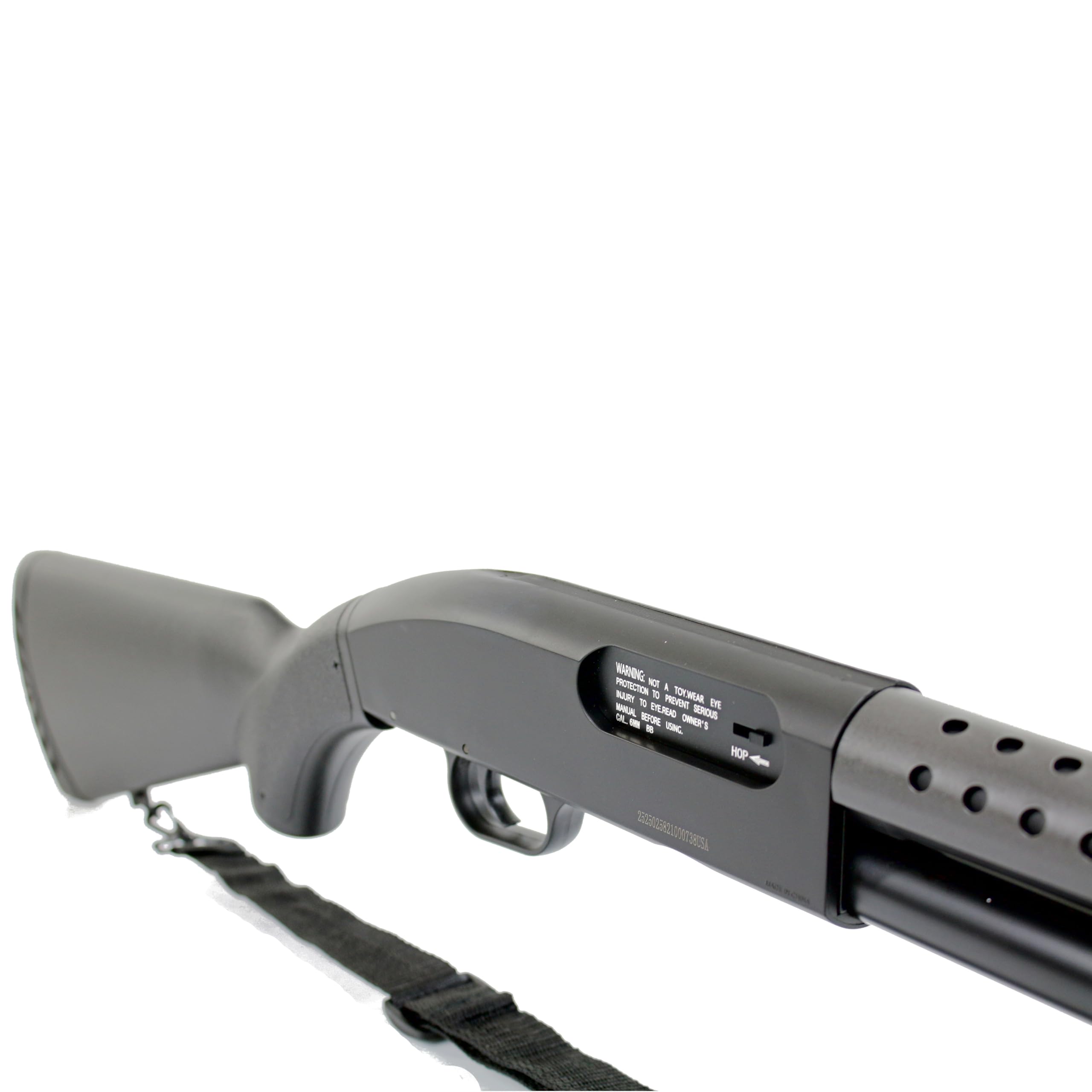 BBTac M58A heavy-duty barrel contributes to authentic feel and balance.