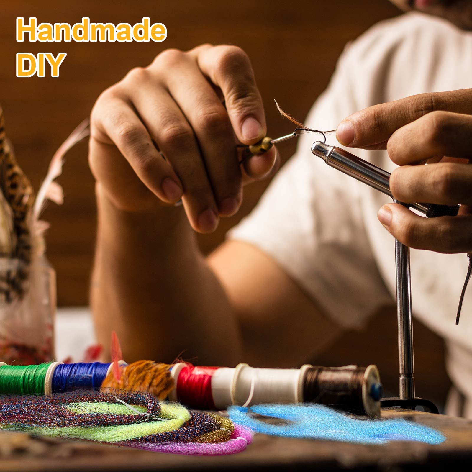 30 sets of crystal flash fly tying materials, 110 strands each