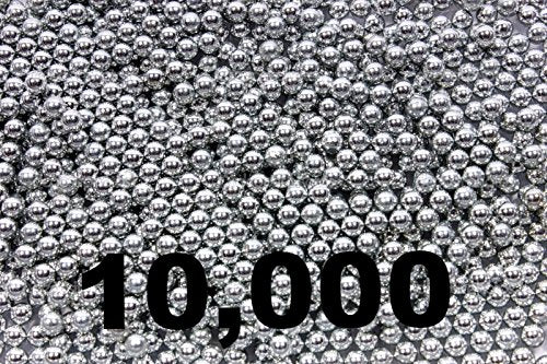Bulk zinc-coated 177 cal BBs by BC Precision for durability.