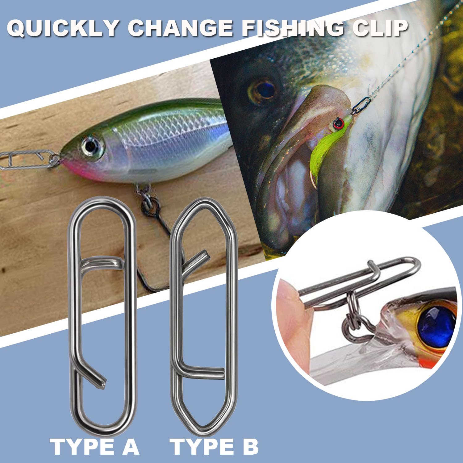 Smooth polished surface protects fishing line
