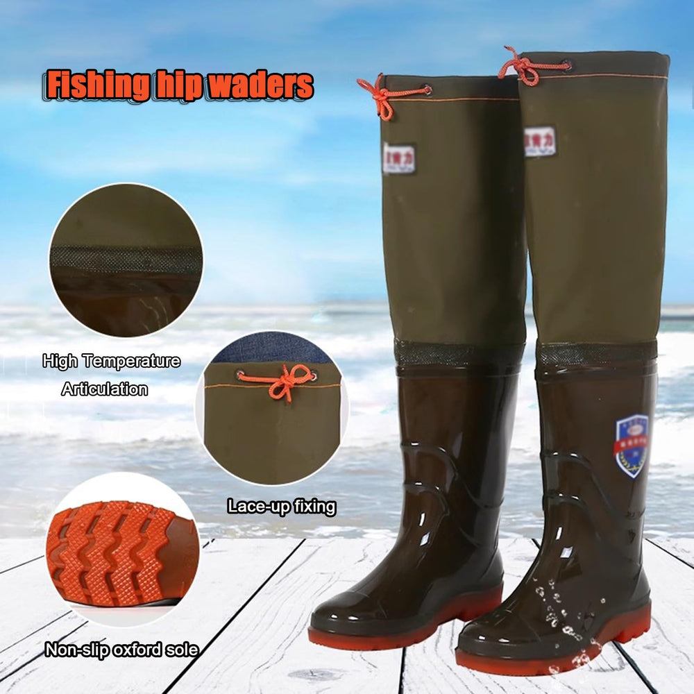 BcoMfy all-purpose waders suit fishing, farming, and vehicle washing