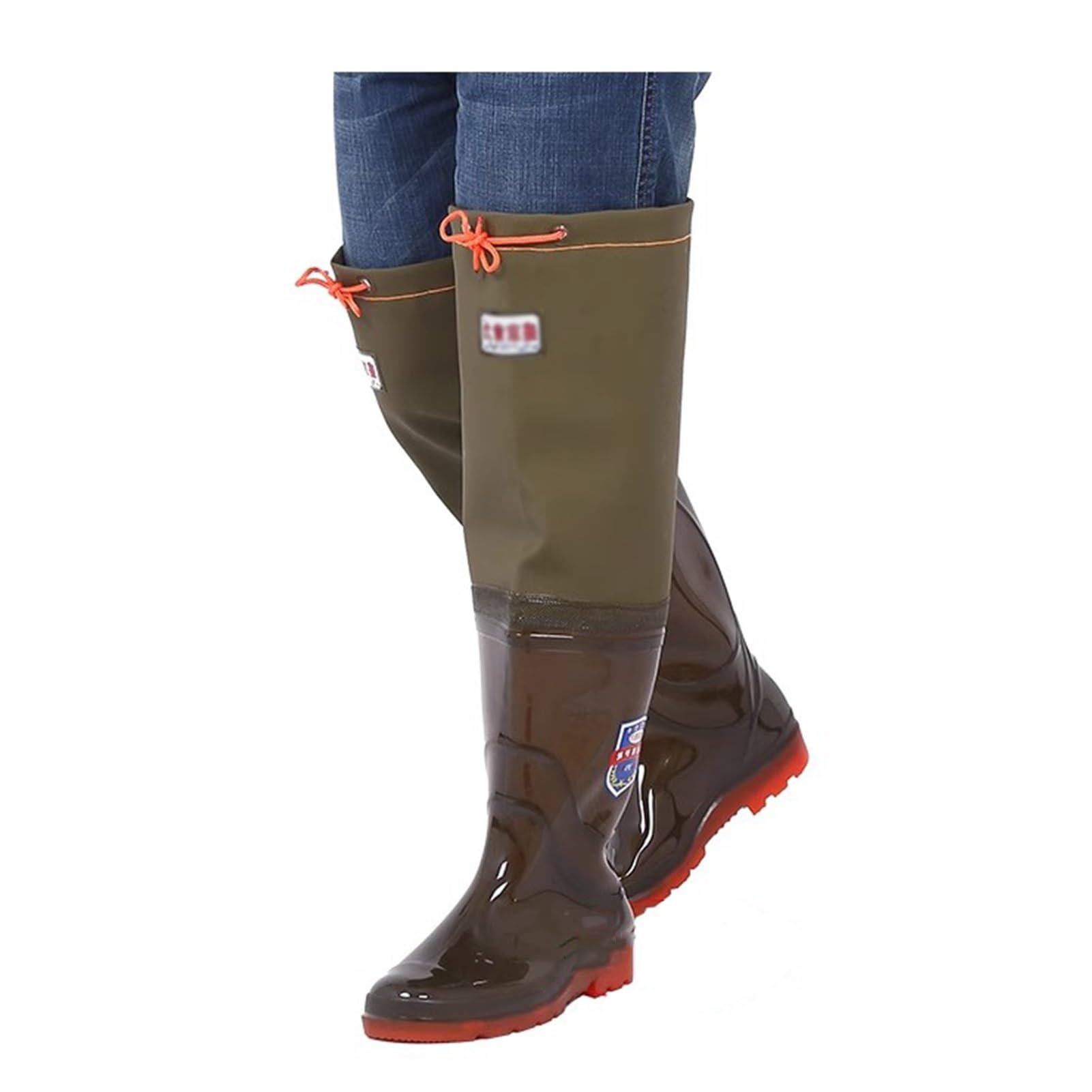 BcoMfy PVC-oxford waders deliver durable grip and quick wearability