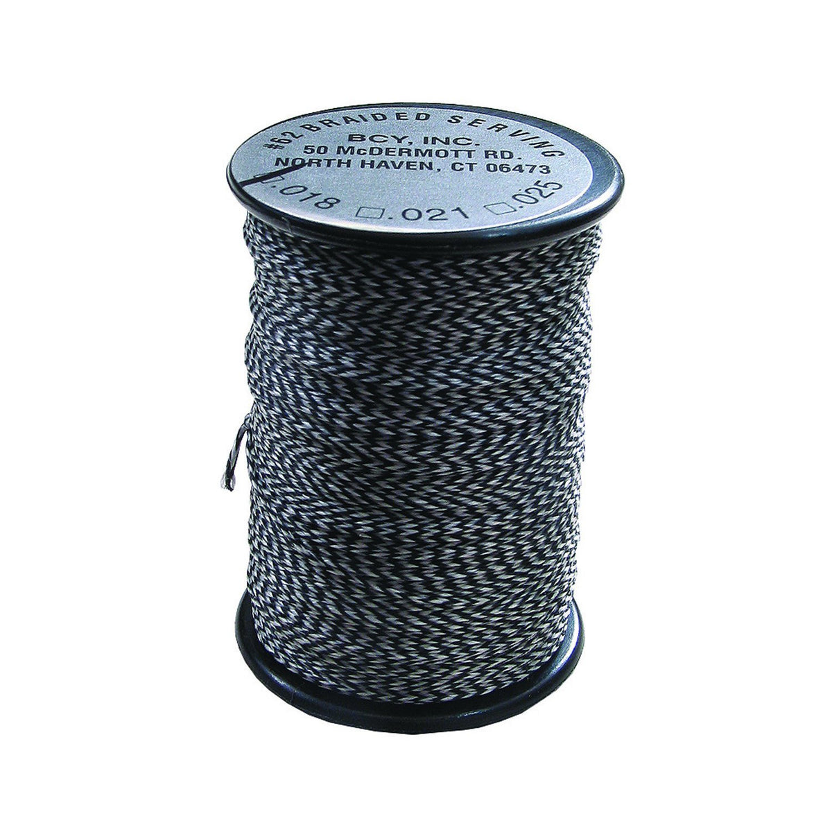 BCY Polygrip center serving grey .020 for durable archery string construction.