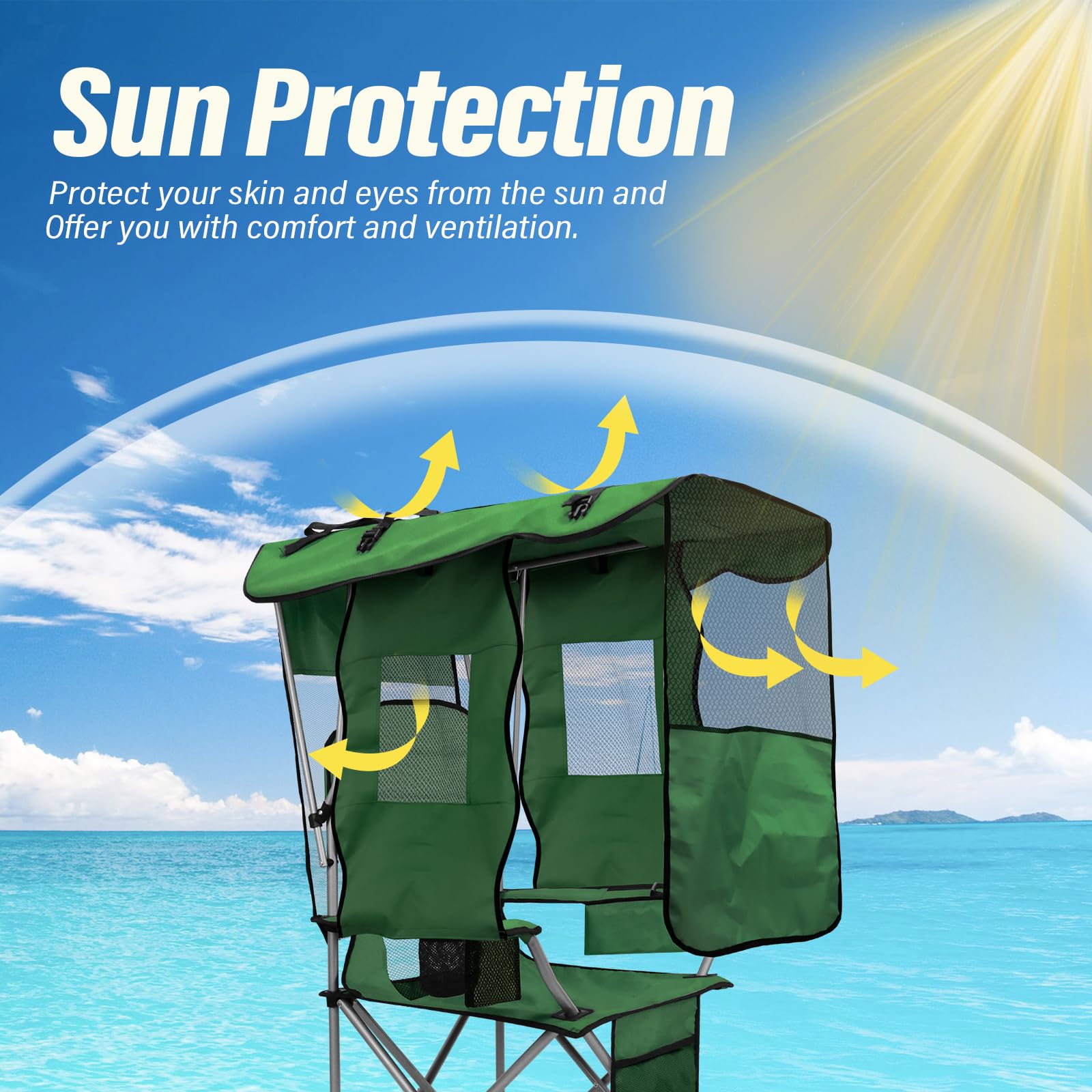 BDL camping chair cooler bag keeps drinks within reach during outings
