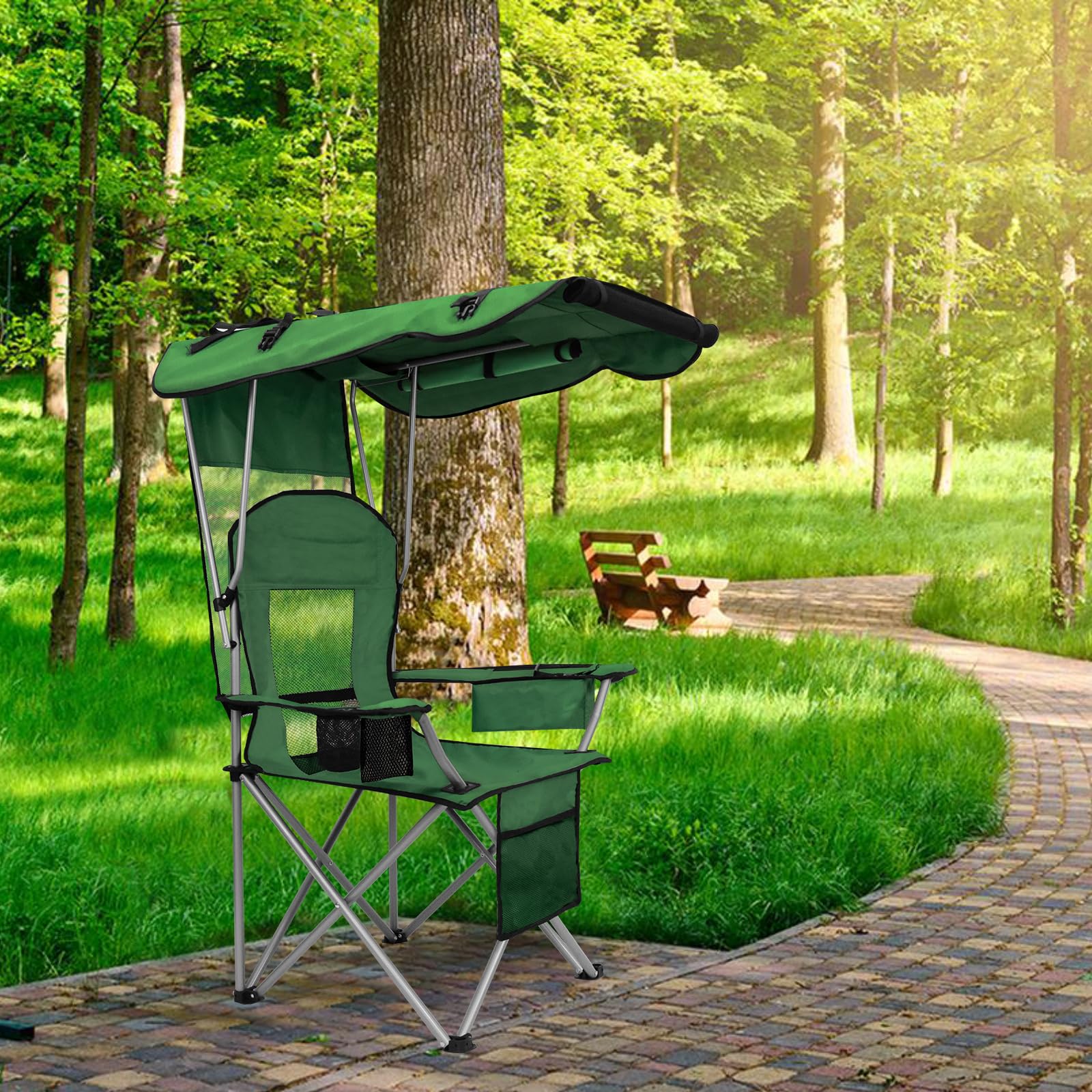 BDL camping chair folded carry case for easy transport