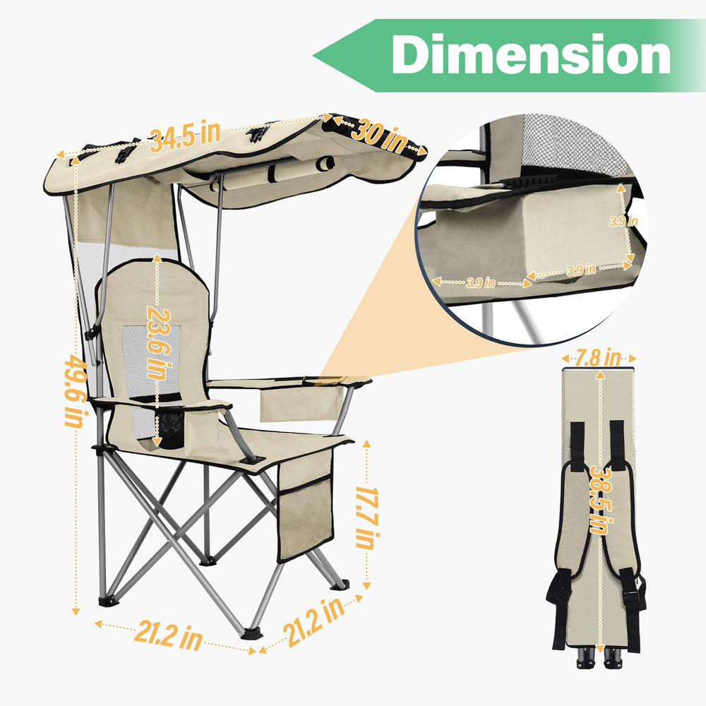 BDL folding chair carry-straps enhances portability like a backpack on trips.
