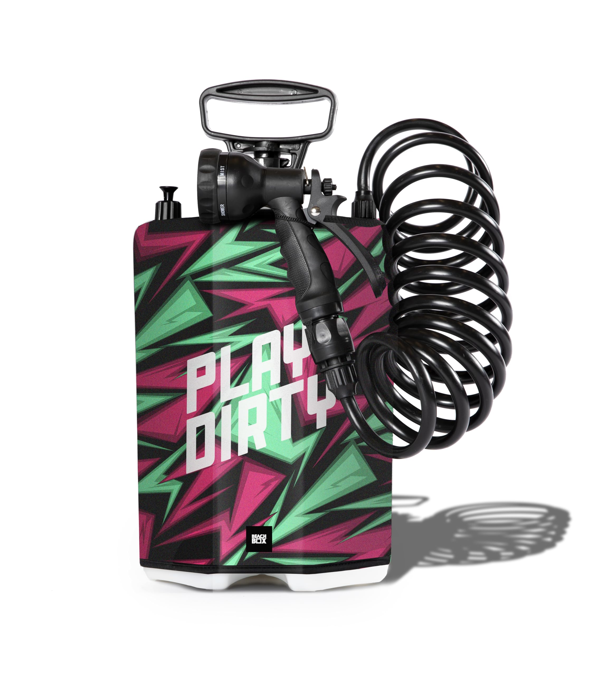 BeachBox 5L portable shower tank for camping rinses