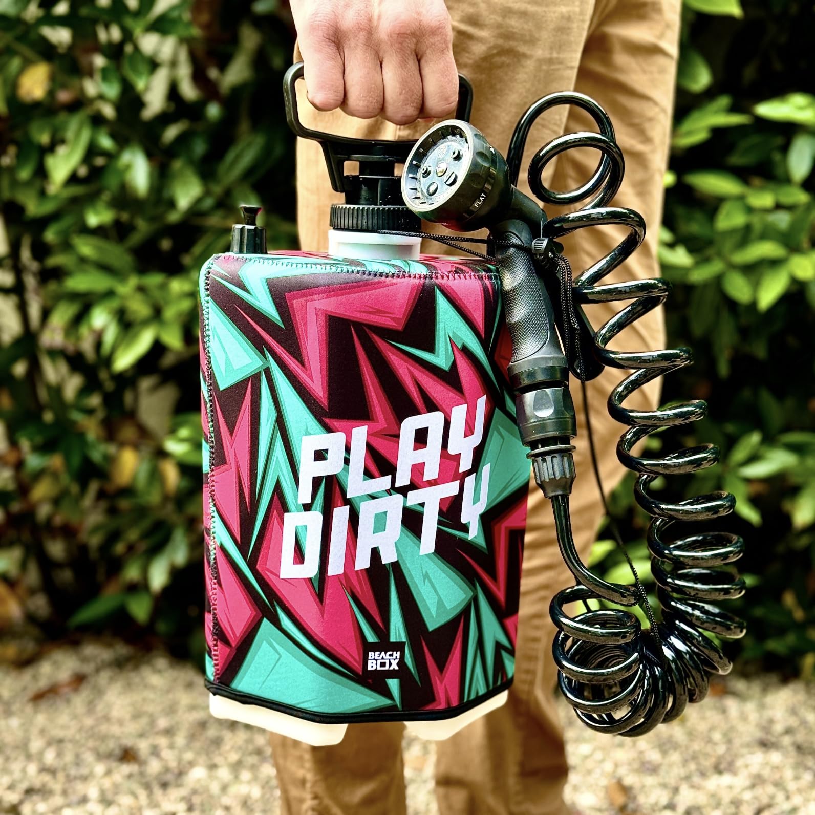 BeachBox manual pump enables off grid pressure without power
