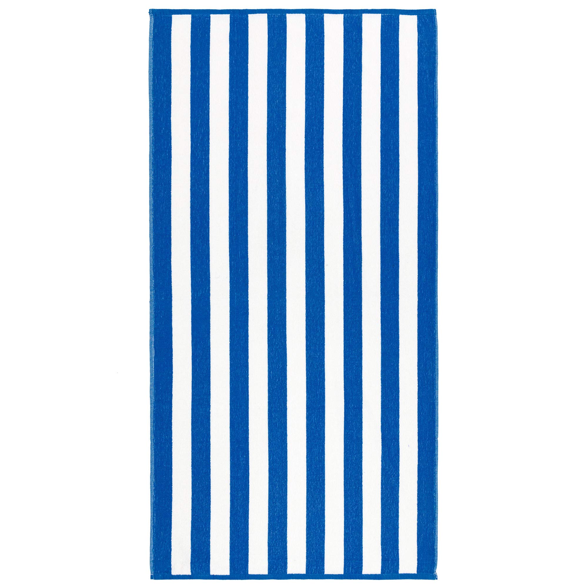 Beachland Cabana Stripe towel close-up absorbency and color contrast.
