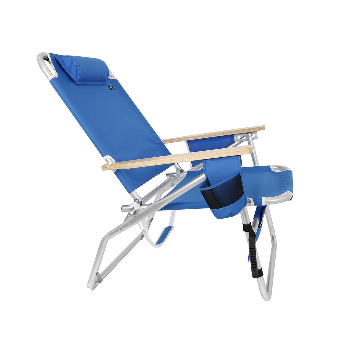 BeachMall Big Jumbo chair armrests feature solid hardwood for durability.
