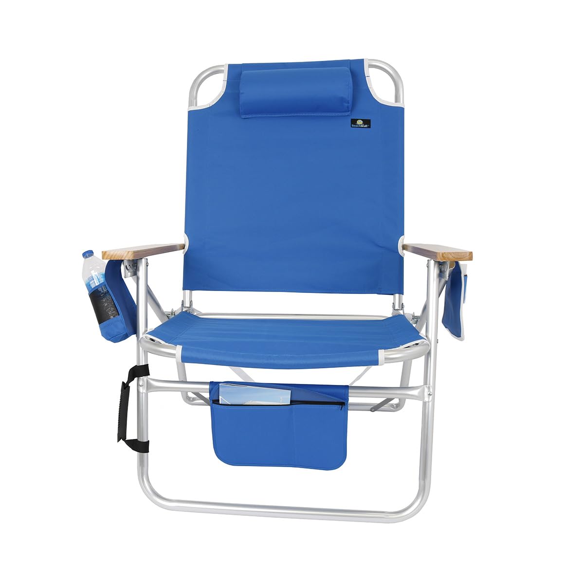 BeachMall Big Jumbo chair reclining positions demonstrate versatile comfort on sand.