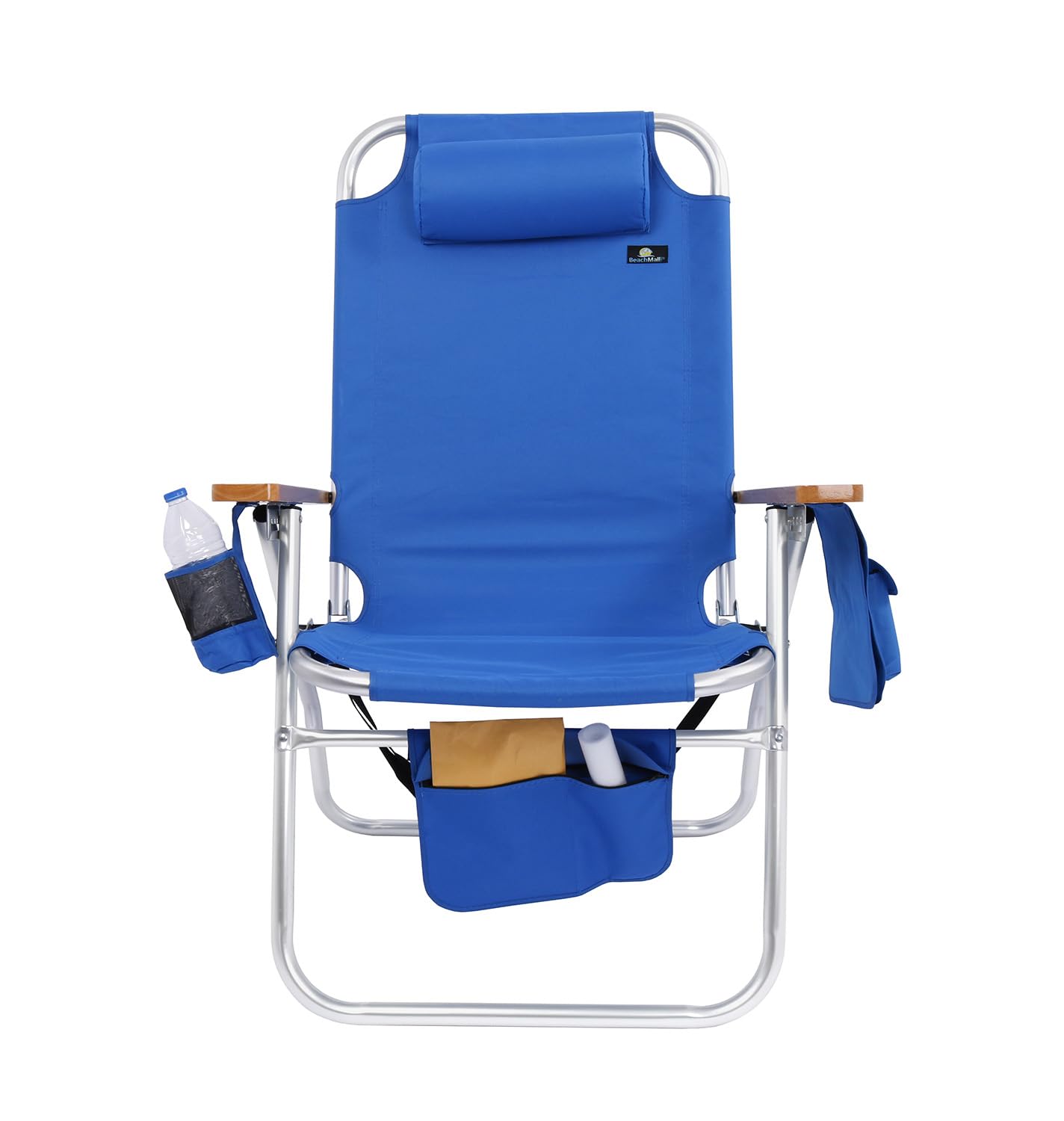 BeachMall chair offering four reclining positions for customizable comfort at the beach.