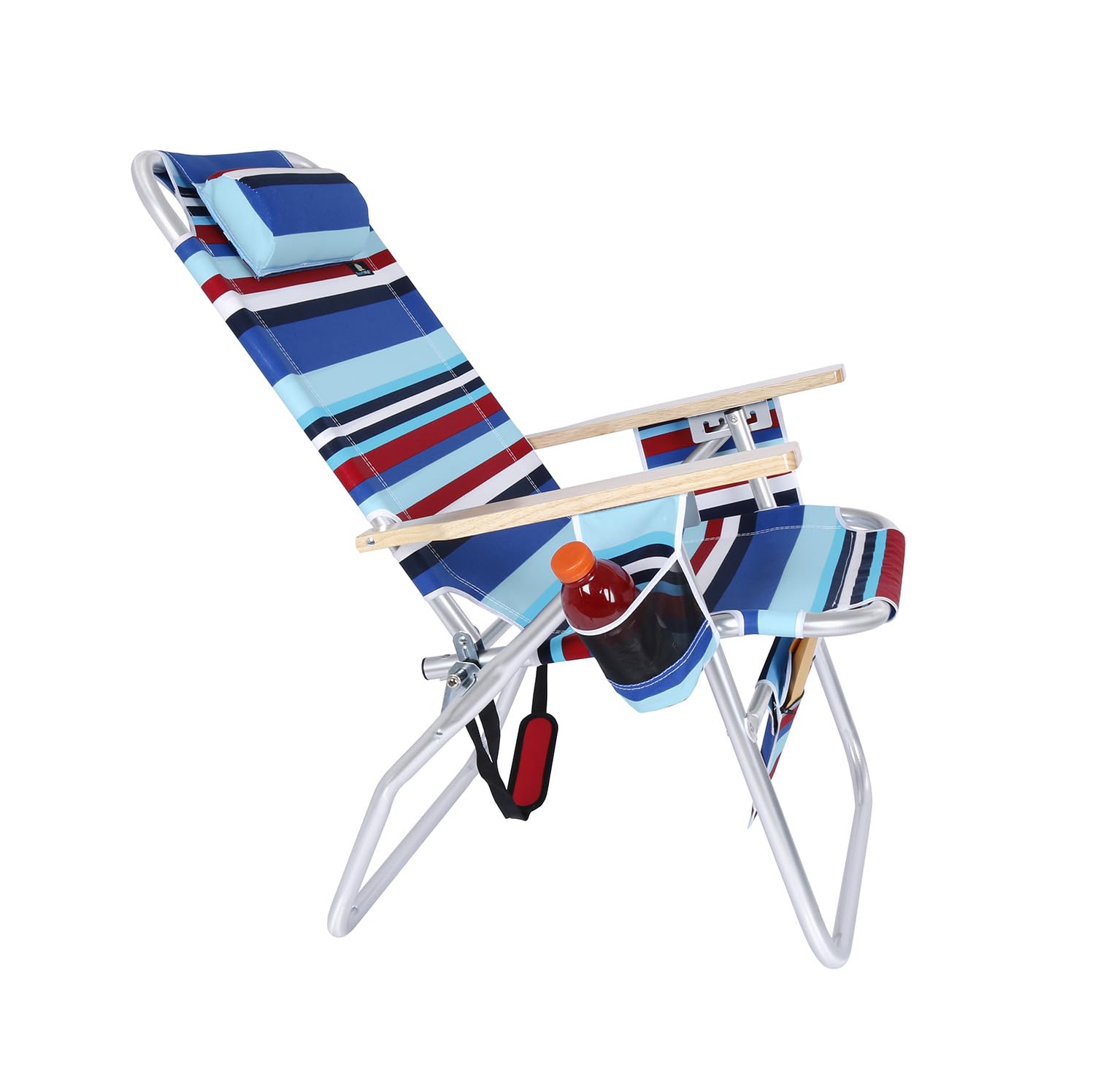BeachMall chair on sand with a wide base for stability