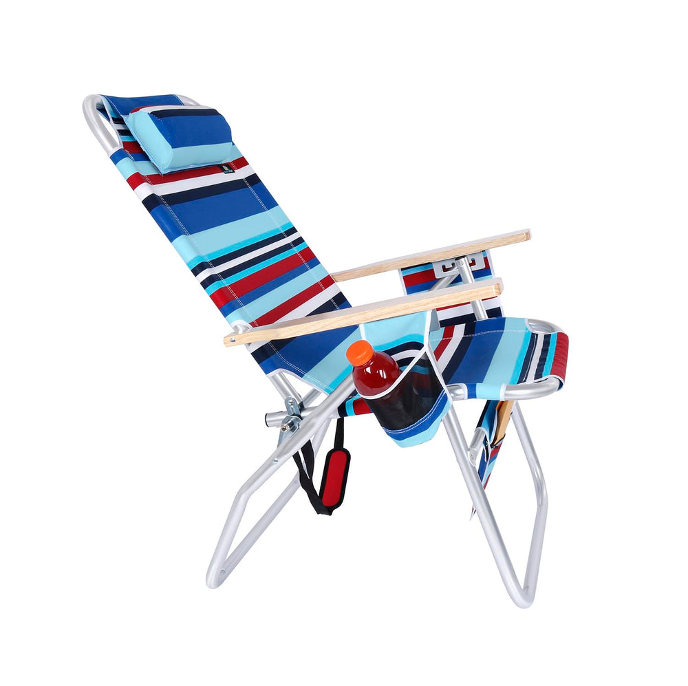BeachMall chair on sand with a wide base for stability