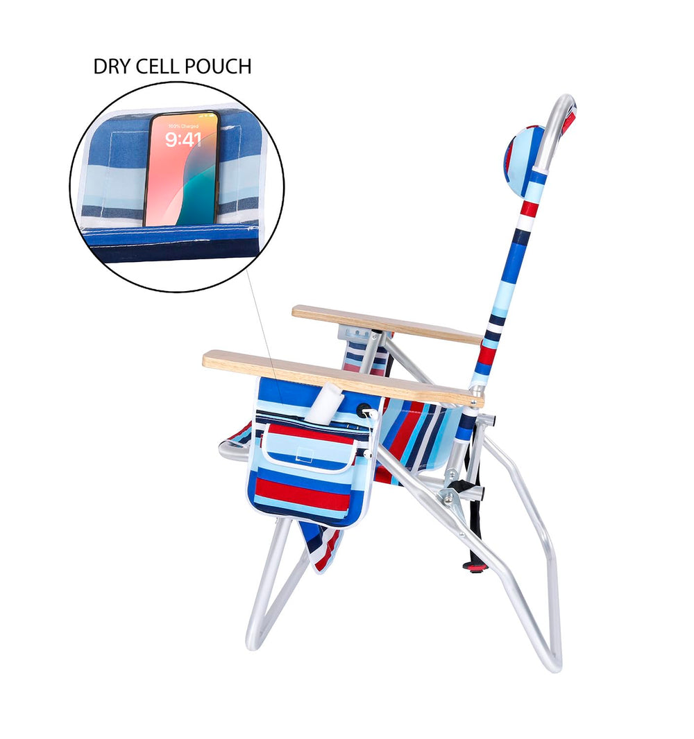 BeachMall chair features a 17 inch seat aids easy in and out