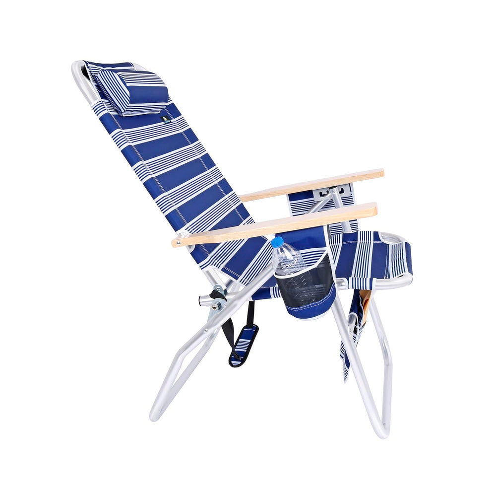 BeachMall chair wide backrest for enhanced support during sun breaks