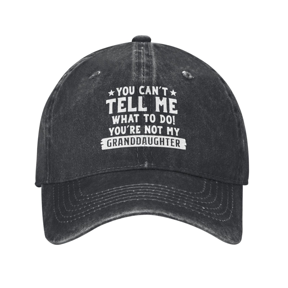 Beafoliya funny hat front view in black, bold statement