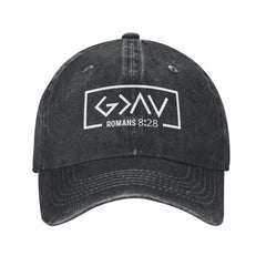 Beafoliya God Is Greater Than The Highs cap for women in black, casual everyday wear.