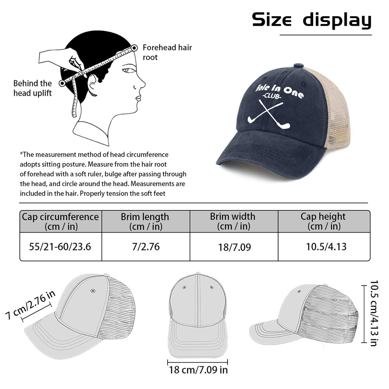 Beafoliya Hat back panel with odor-wicking tech for fresh wear