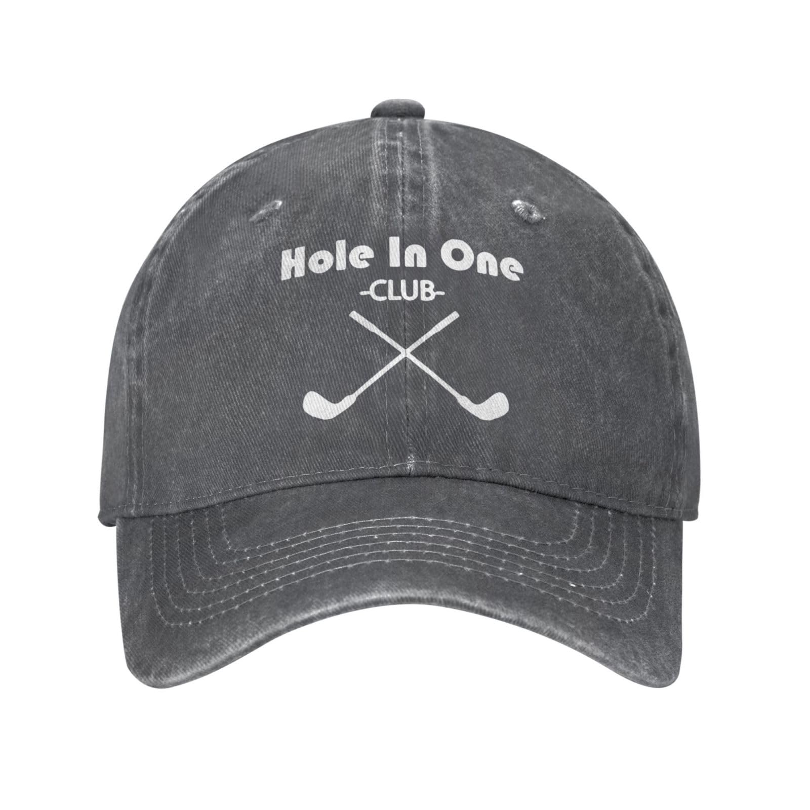 Beafoliya Hole In One Club Cap front graphic for casual everyday wear