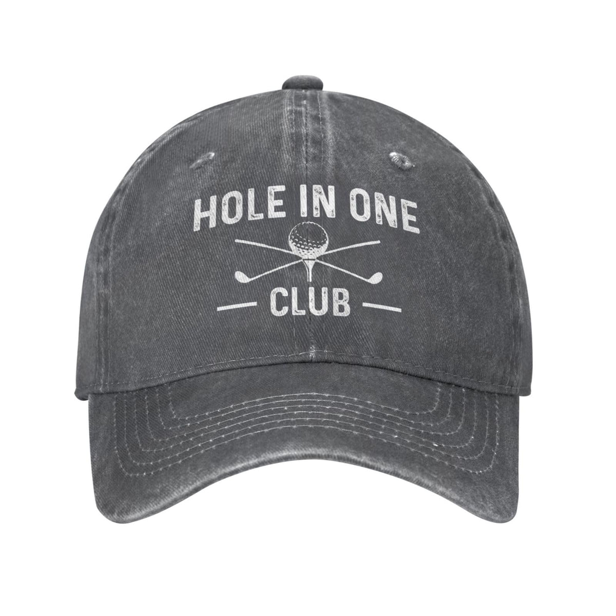 Beafoliya Holes In One Club Cap front view for casual look and sun protection.