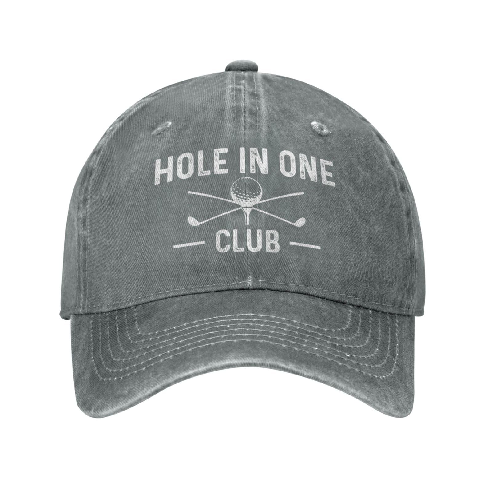 Beafoliya holes-in-one-club cap in gray for casual daily wear