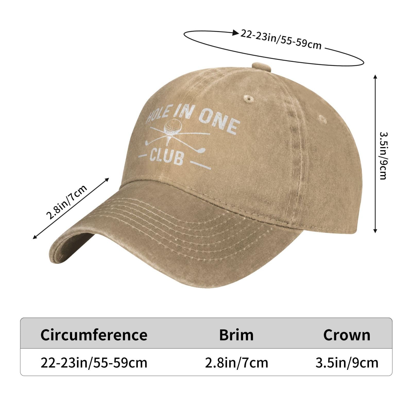 Beafoliya Holes In One Club Hat worn by person, ideal for errands and outdoor fun.