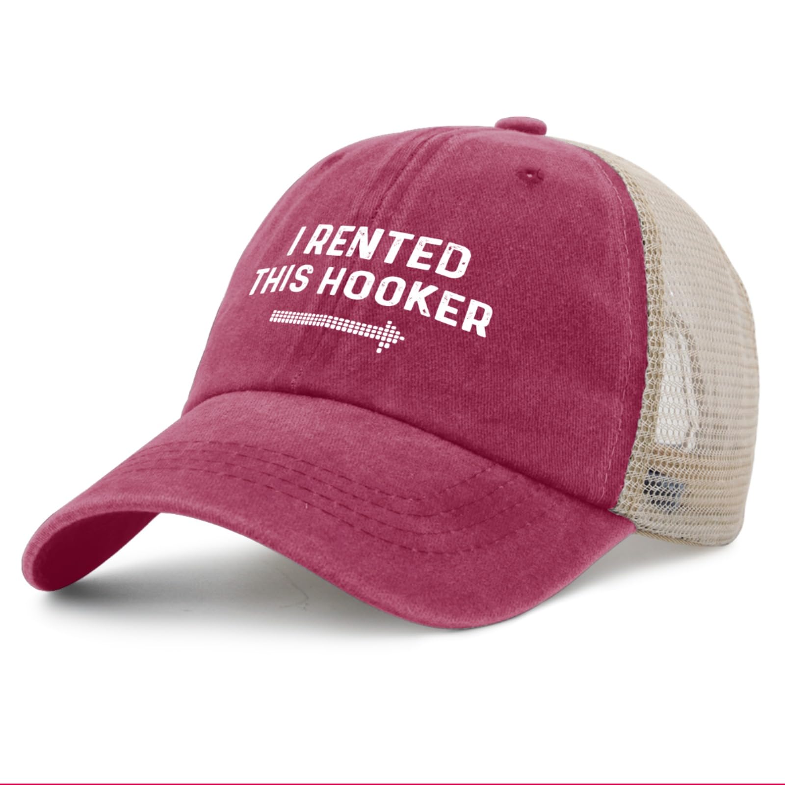 Beafoliya Hooker Hat packaging flat lay in Rose Red, ready for gifting.