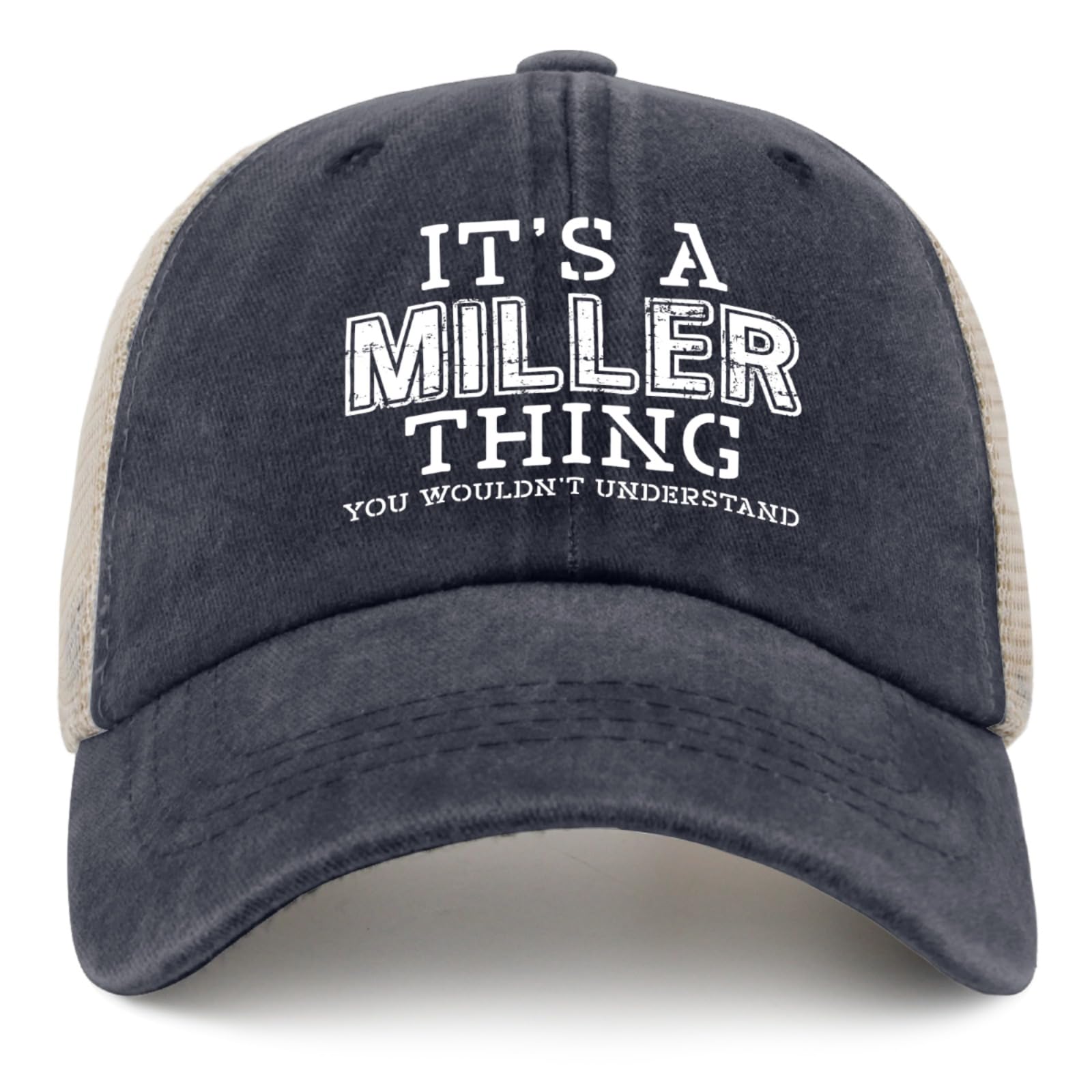 Beafoliya trucker hat back mesh breathable panels for outdoor ventilation