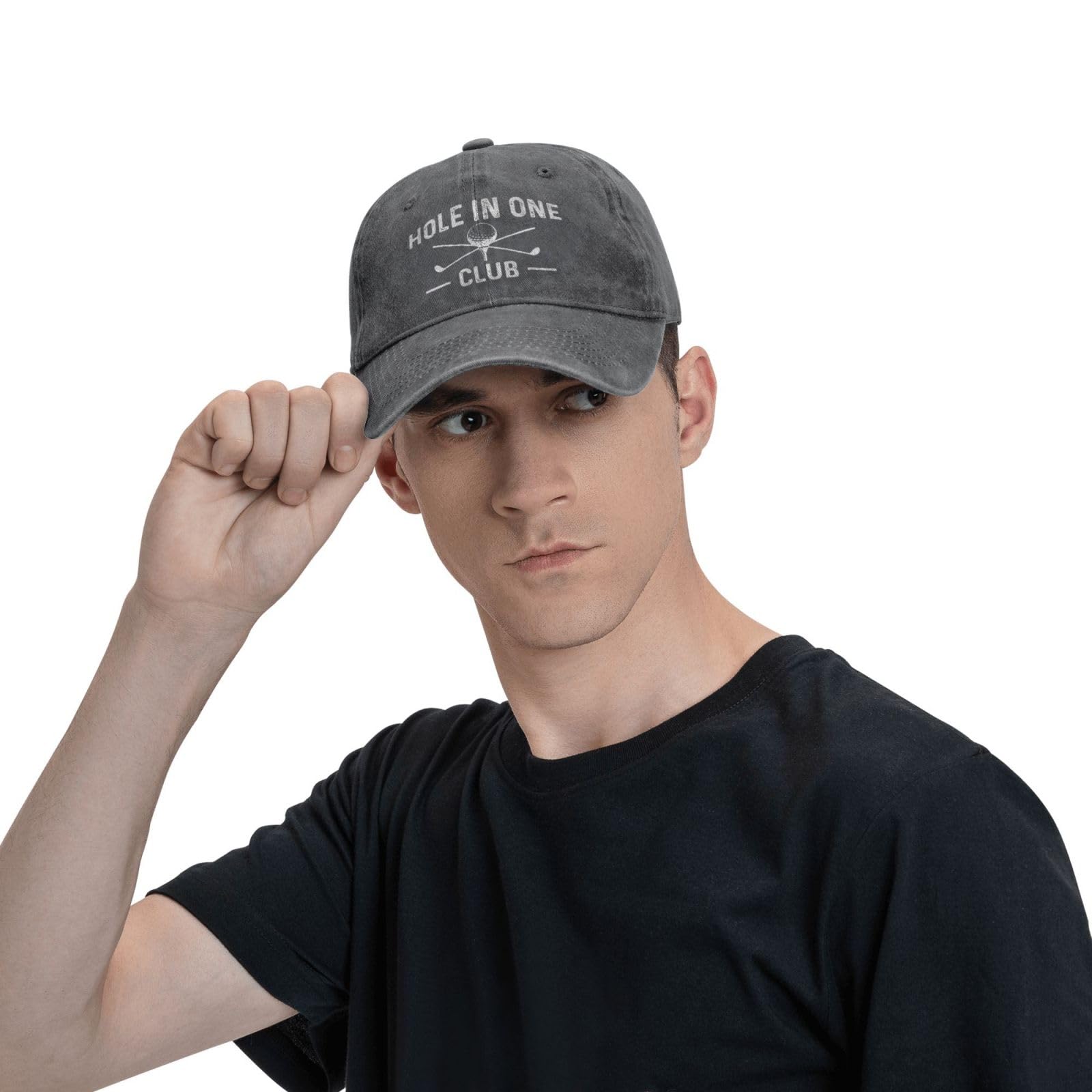 Beafoliya Unisex holes in one club cap for versatile daily wear.