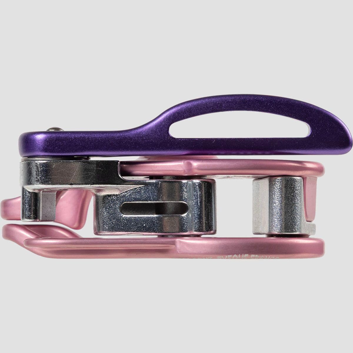 Beal Birdie belay device pink steel construction built for long-lasting durability