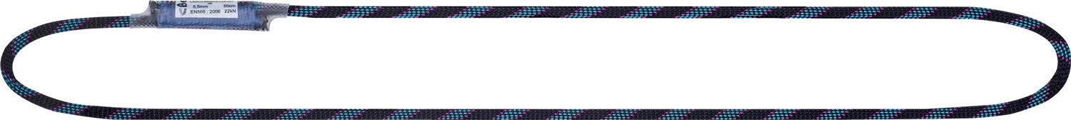 Beal Jammy Prusik close-up highlights heat-resistant aramid core for secure rope bite.