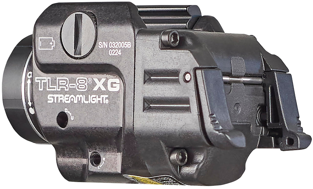 Light with three modes including LED, LED/laser, and laser; includes strobe