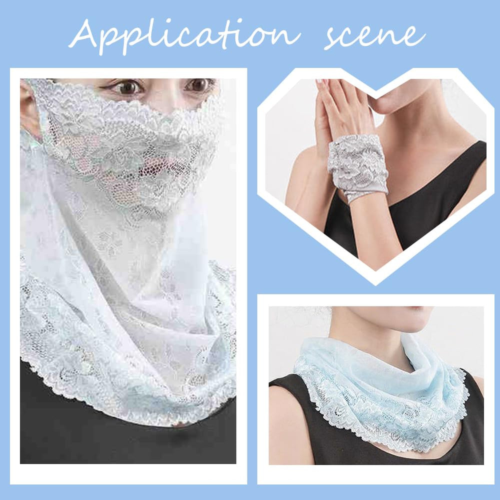 Close-up of BEAMARKER lace collar and ear hole detail for comfort