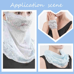 Close-up of BEAMARKER lace collar and ear hole detail for comfort