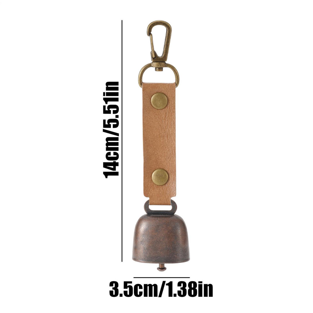 Bear Bell iron body provides a sharp outdoor alert.