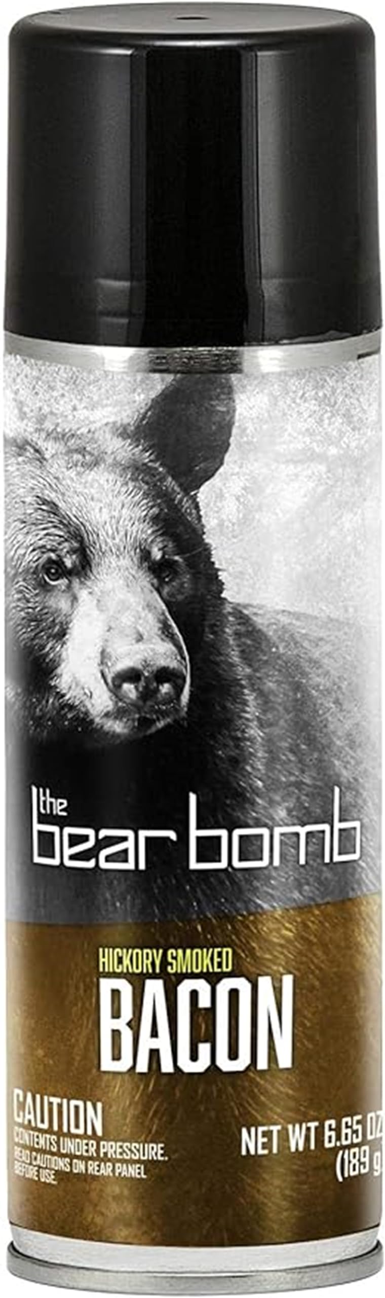 Hunters Specialties Bear Bomb Hickory Smoked Bacon attractant spray can