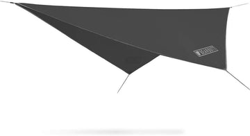 Bear Butt Hammock Rain Fly setup overview showing quick shelter setup in seconds
