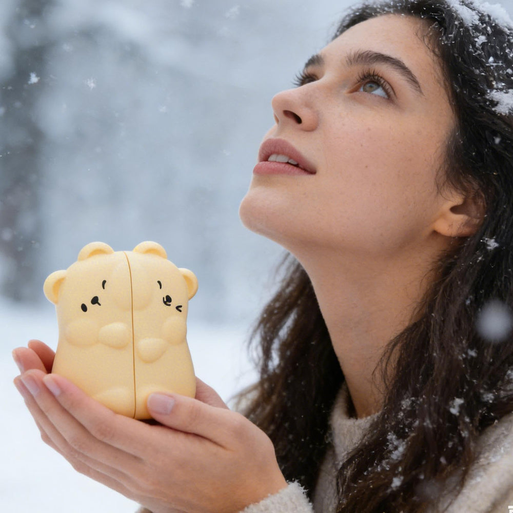 Bear Hand Warmers showing three heating levels for customizable comfort.