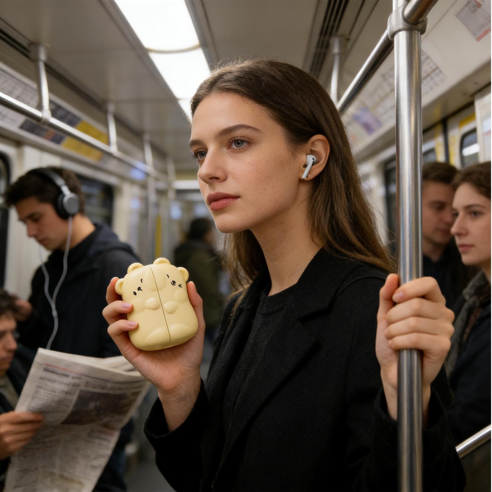 Bear Hand Warmers in use during cold commutes at school or on foot.