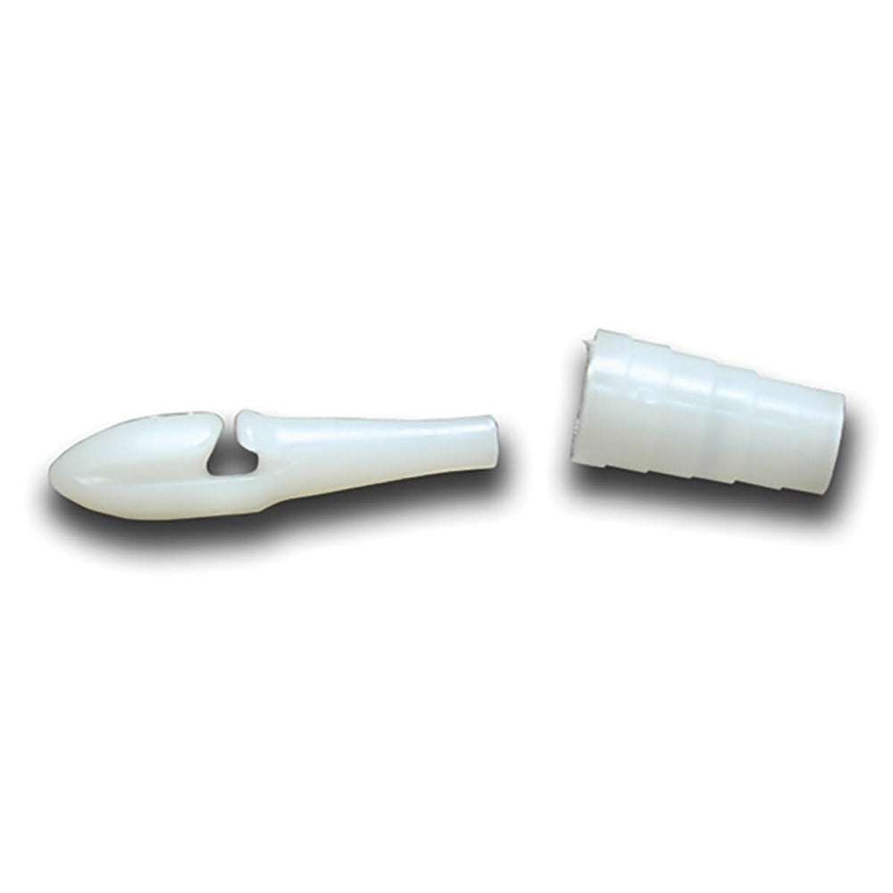 Bear Paw MP3 line-leader connectors closeup highlighting easy on/off and reduced line strain.